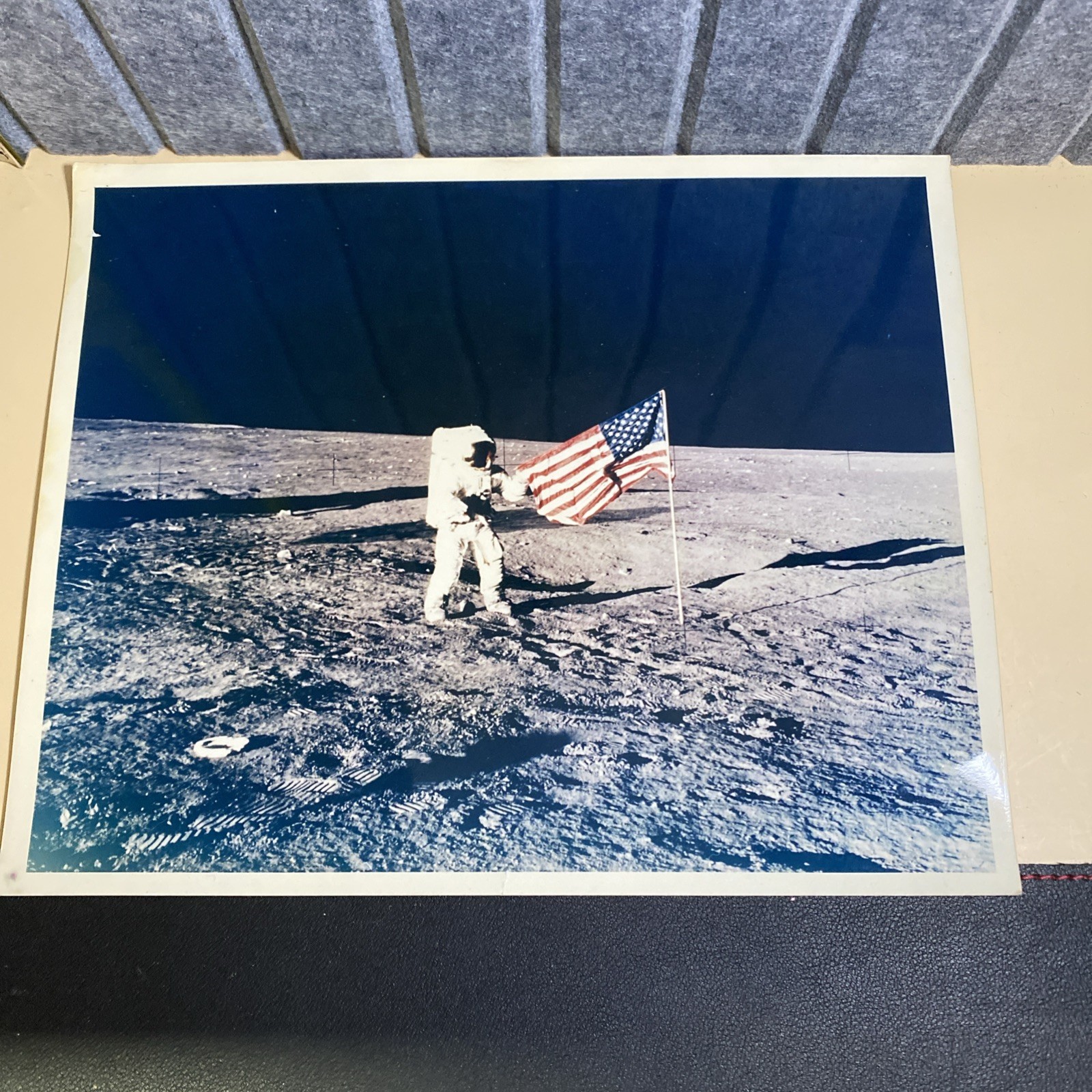 Apollo 11 Buzz Aldrin American Flag 