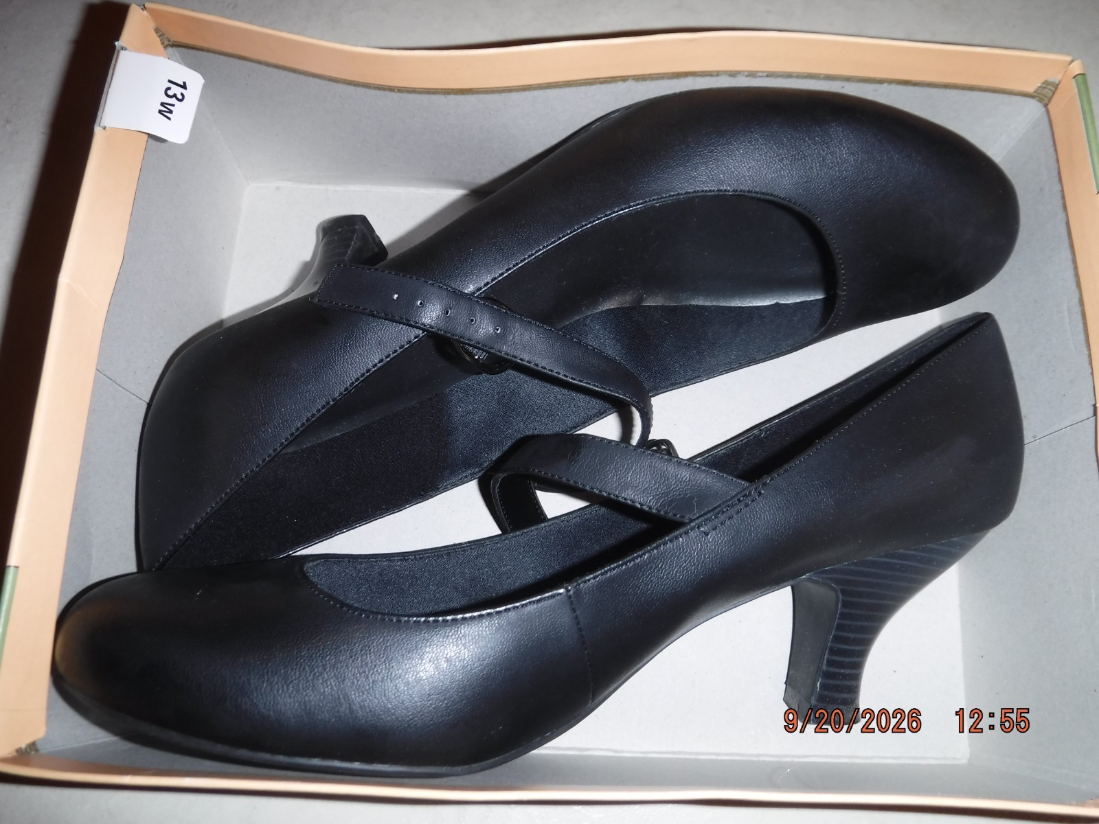 LOWER EAST SIDE SIZE 13W KIMBERLY BLACK WOMEN\'S HIGH HEEL SHOES - NOS NEW w/BOX LOWER EAST SIDE SIZE 13W KIMBERLY BLACK WOMEN\'S HIGH HEEL SHOES - NOS NEW w/BOX