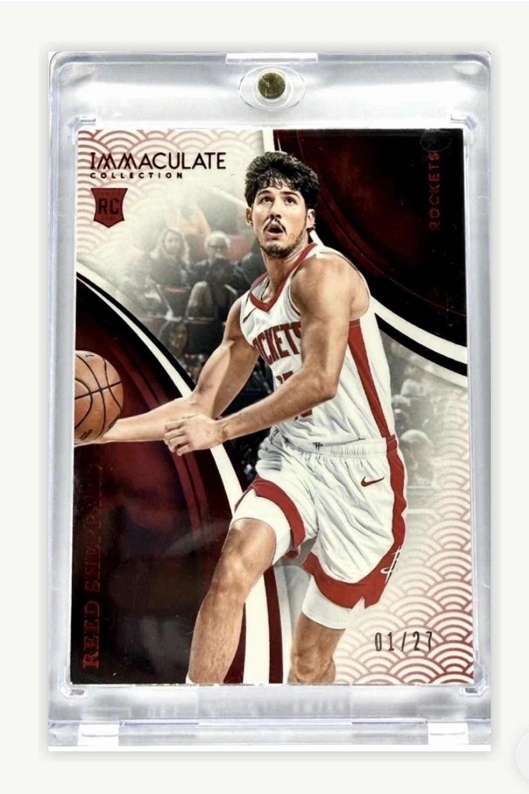 2024-25 Immaculate Reed Sheppard RC #81 01/27 FIRST PRINT Rookie Rockets