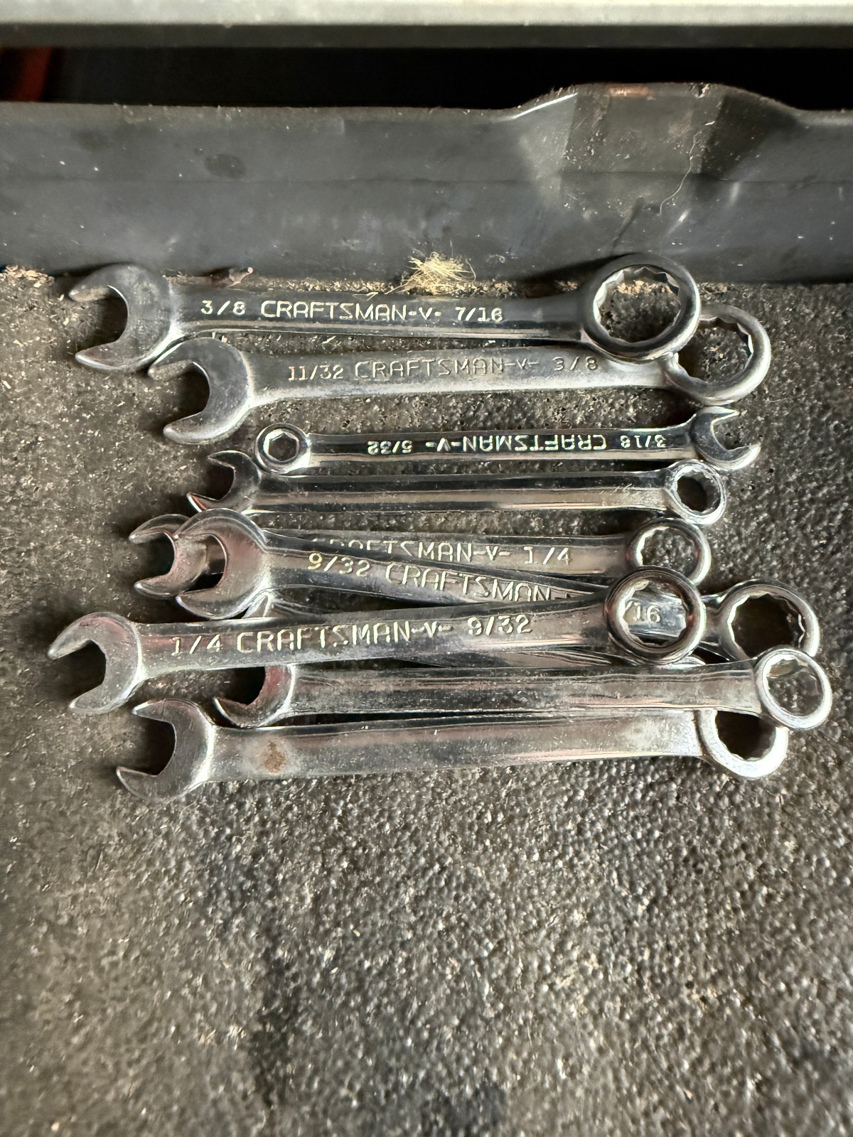 Lot Of (9) Standard Made In The USA Vintage Craftsman Wrenches Lot Of (9) Standard Made In The USA Vintage Craftsman Wrenches