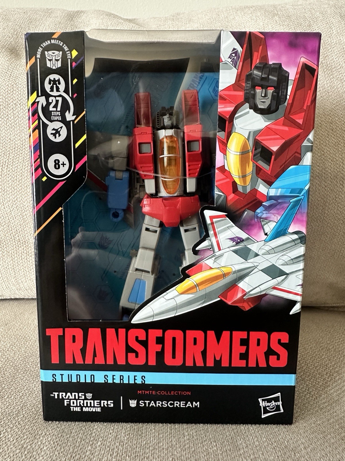 Hasbro Transformers Studio Series Voyager Mtmte Collection Starscream Figure