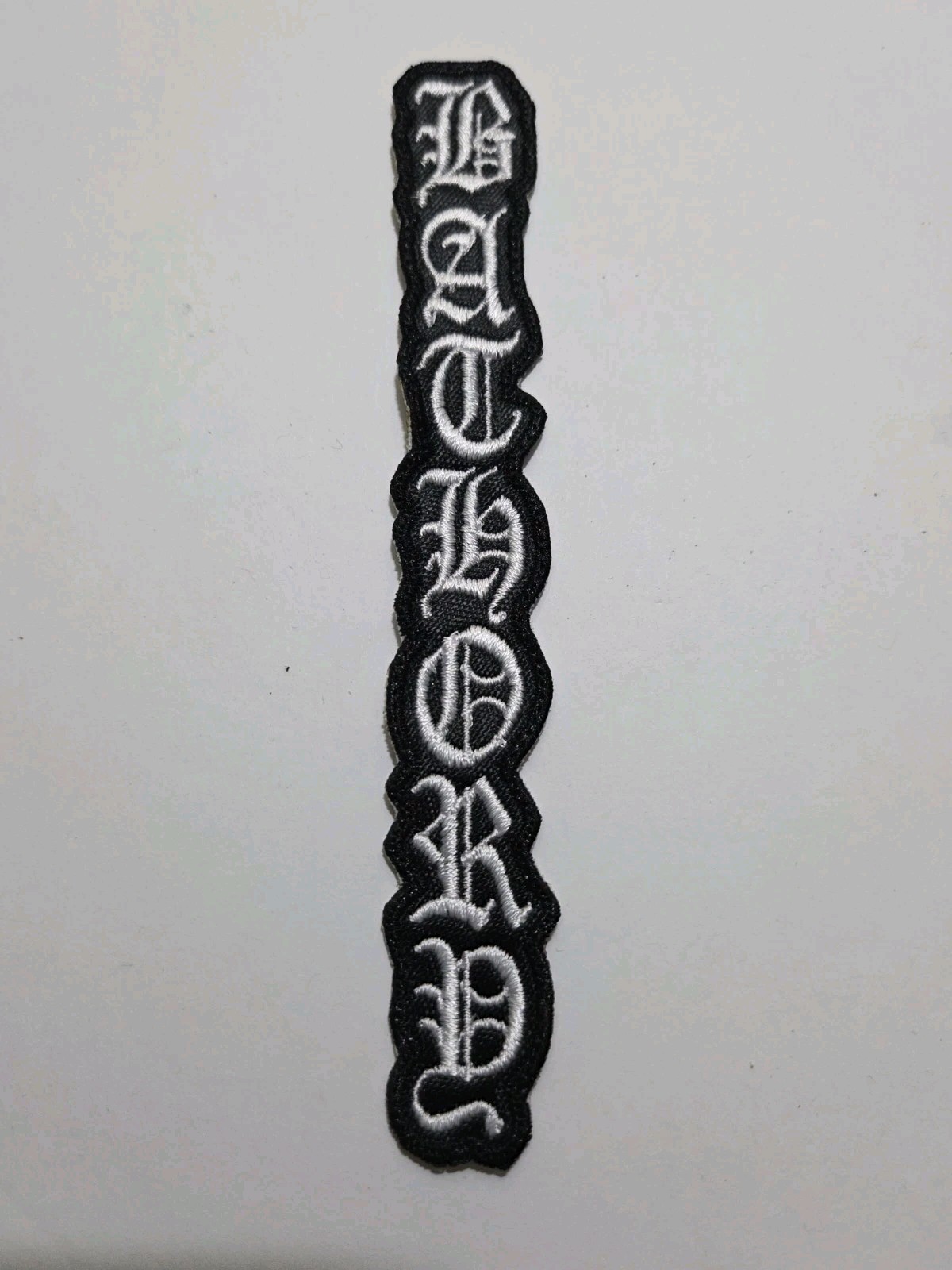 BATHORY BLACK METAL EMBROIDERED PATCH BATHORY BLACK METAL EMBROIDERED PATCH