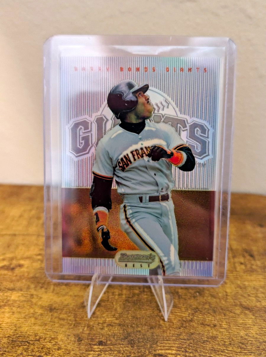 1995 Topps Finest Best Barry Bonds Giants #13 Refractor Parallel 1995 Topps Finest Best Barry Bonds Giants #13 Refractor Parallel