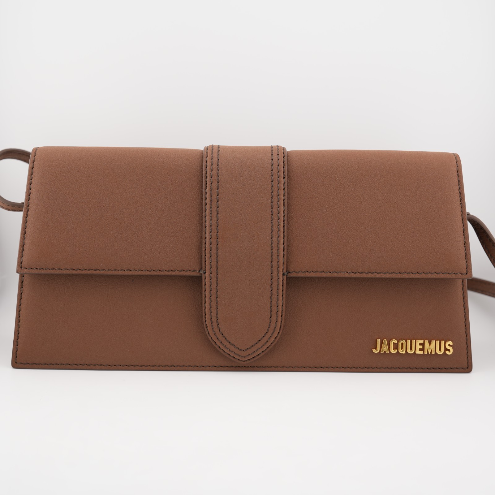 * Jacquemus Le Grand Bambino Brown Leather Handbag