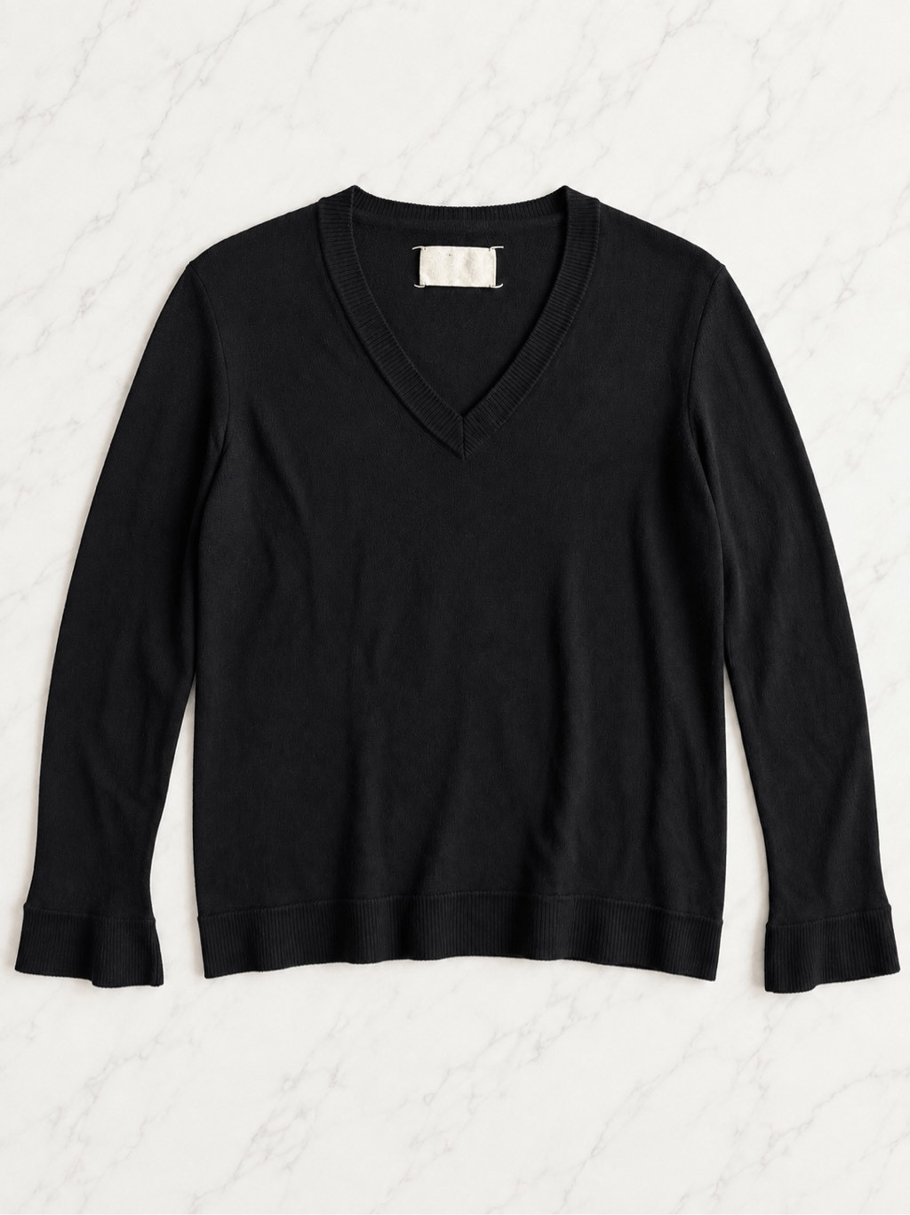 Martin Maison Margiela 100% Wool Flare Sleeve Sweater Size Large Black Italy