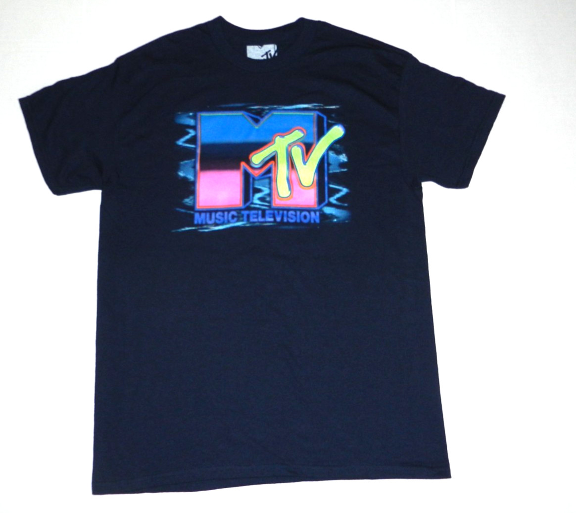 MTV Music Television Electric Graphic Tee Shirt New