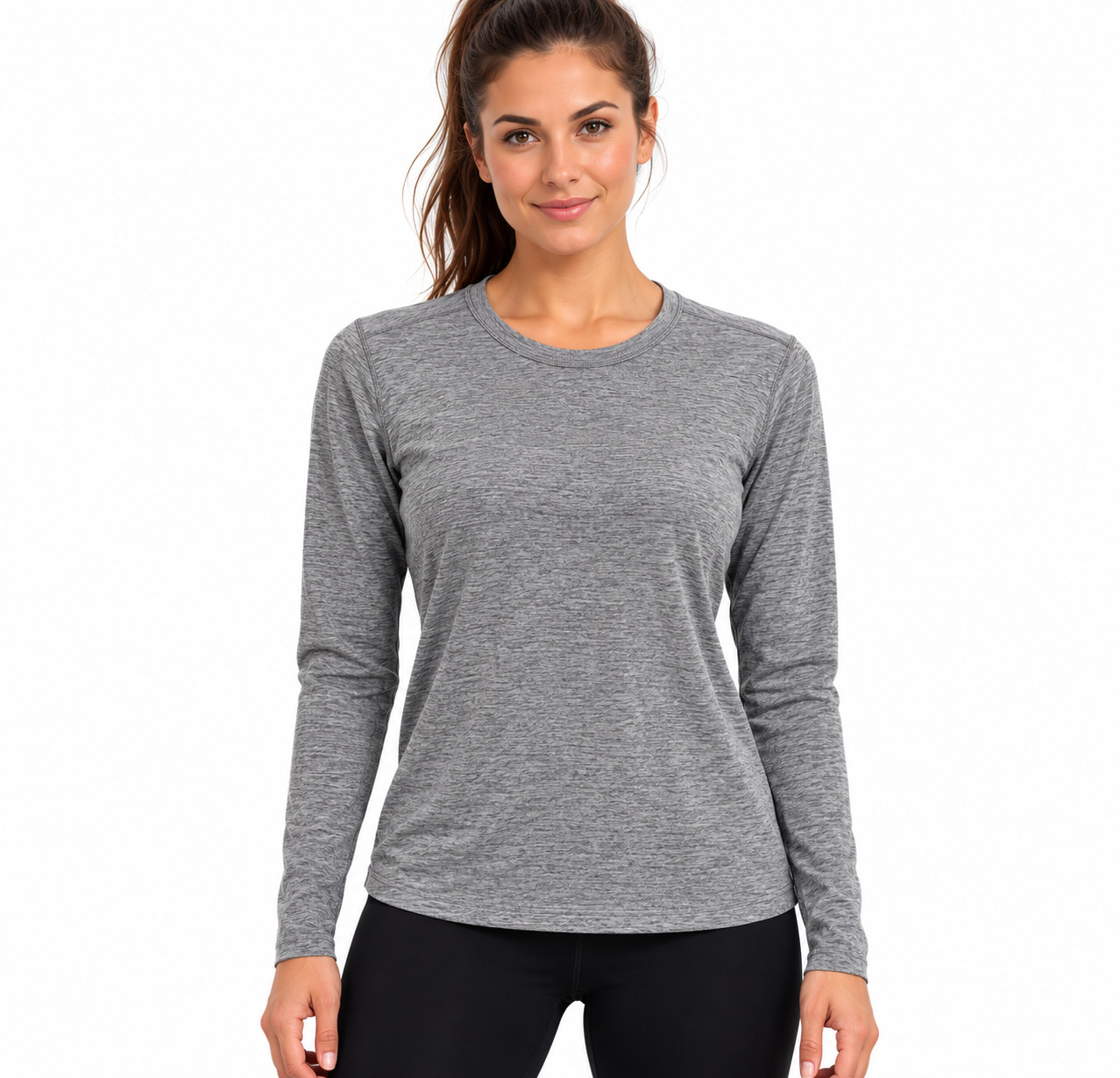 Lululemon Swiftly Tech Long Sleeve Shirt Women’s Size 8 Gray Crewneck Athletic Lululemon Swiftly Tech Long Sleeve Shirt Women’s Size 8 Gray Crewneck Athletic