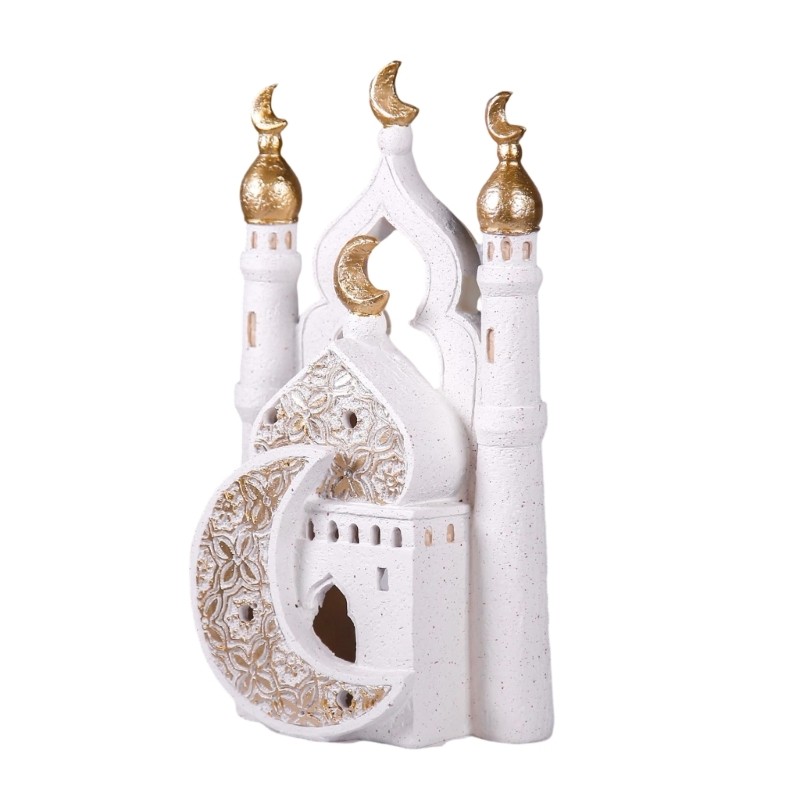 Ramadans and Eid Themed Resin Ornament for Household Decors Friendly Resin