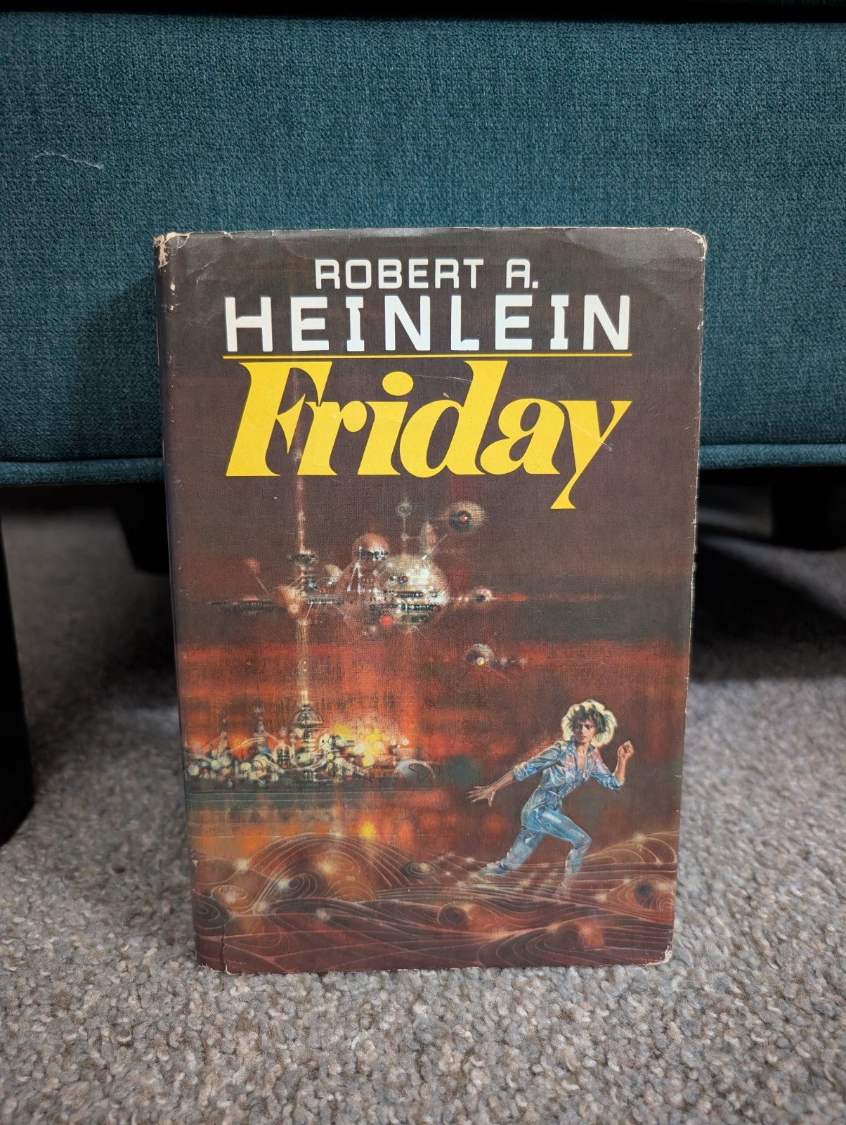Robert A. Heinlein Friday Hardcover w/ Dust Jacket Sci-Fi Novel Holt Rinehart Robert A. Heinlein Friday Hardcover w/ Dust Jacket Sci-Fi Novel Holt Rinehart