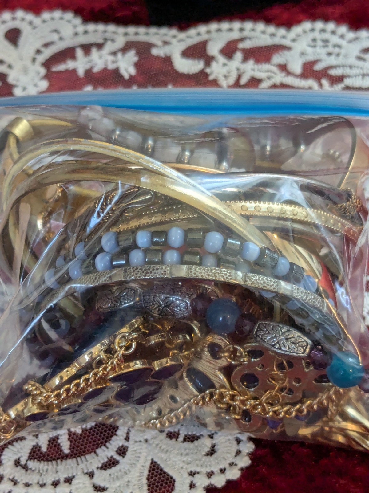 20pc Vtg-mod Jewelry lot Random Pull Surprise Costume Wearables