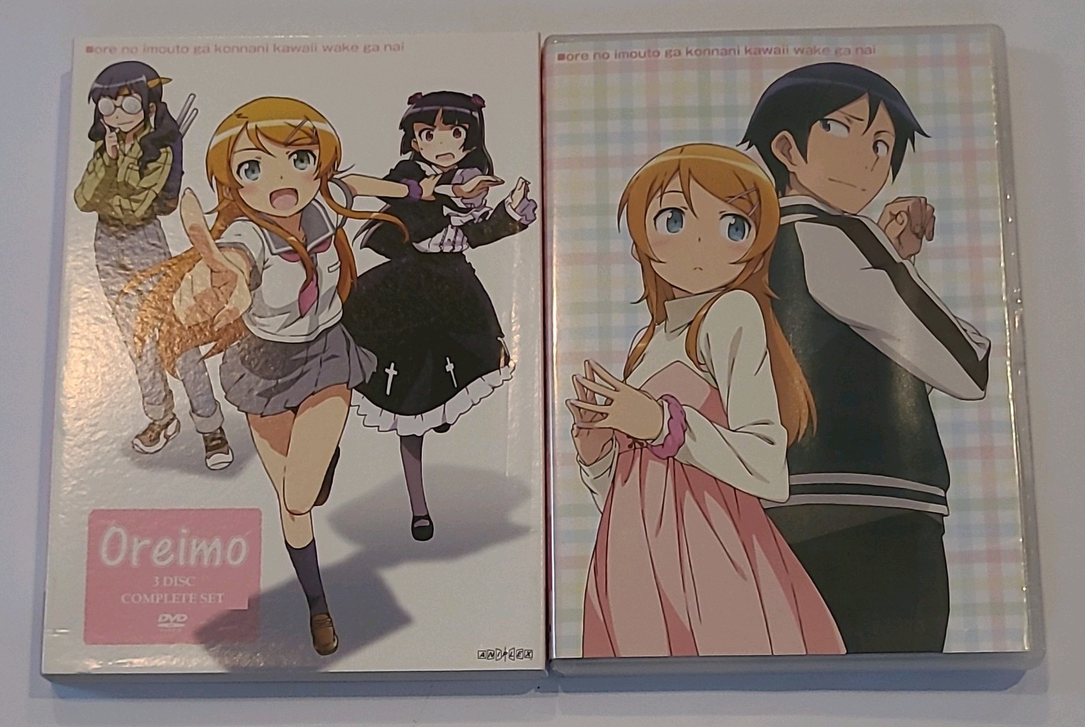 Oreimo Complete Series 3 Disc Set DVD Rare Excellent Used Condition anime
