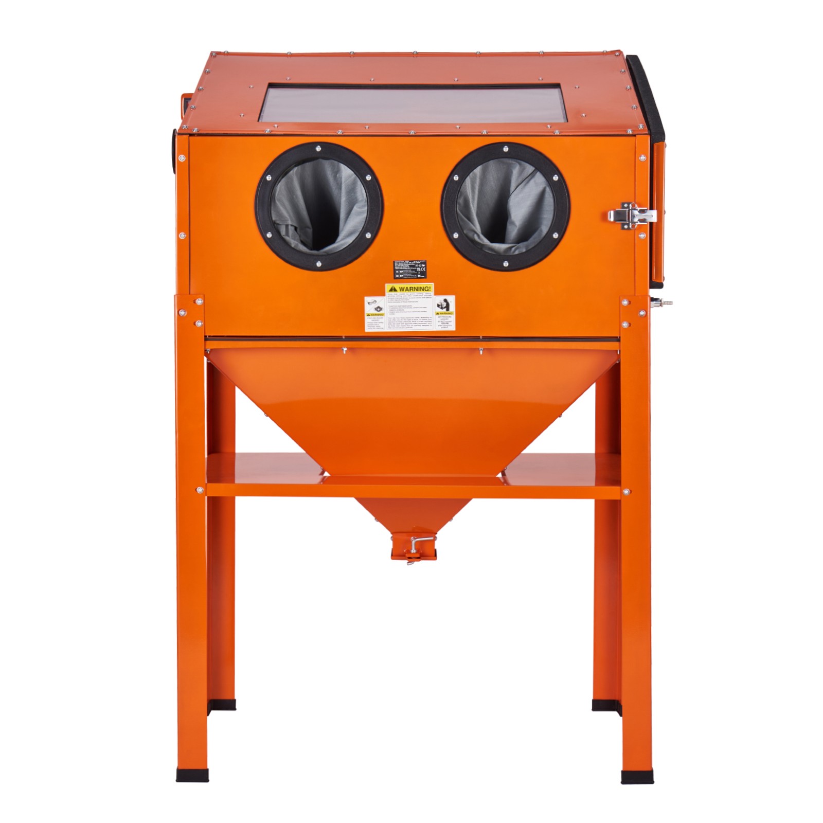 Uimoso 60 Gallon Sand Blasting Cabinet with Stand with Blasting Gun & 4 Nozzles