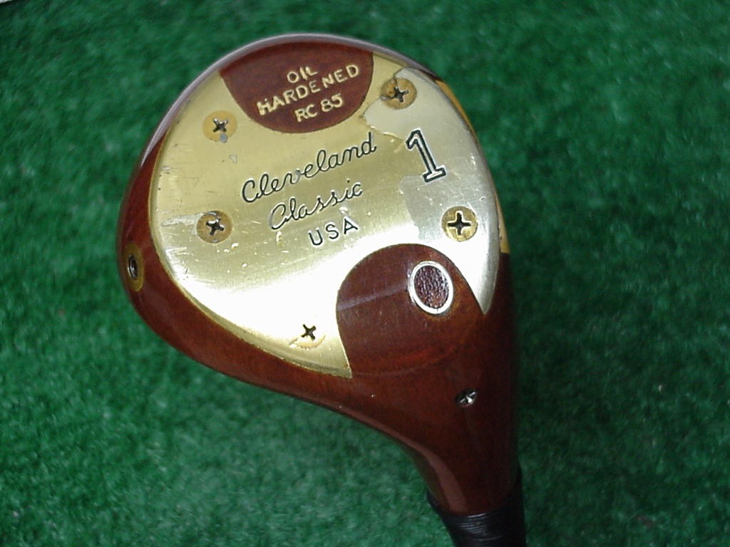 Nice Oil Hardened Persimmon Cleveland RC 85 Driver Dynamic Gold S-300 Stiff Flex Nice Oil Hardened Persimmon Cleveland RC 85 Driver Dynamic Gold S-300 Stiff Flex