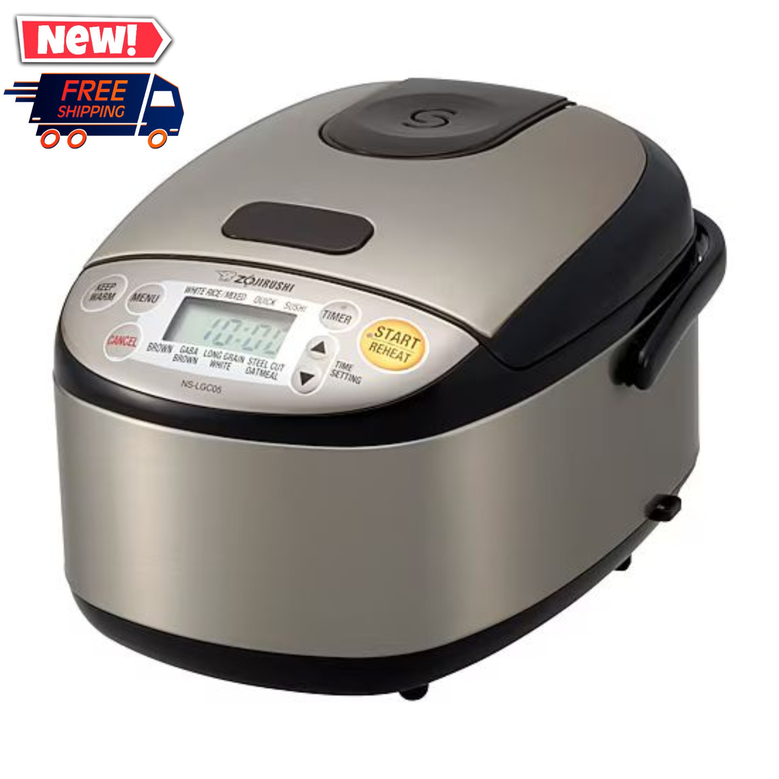 Zojirushi GABA 3-Cup Micom Rice Cooker & Warmer 8 Settings 
