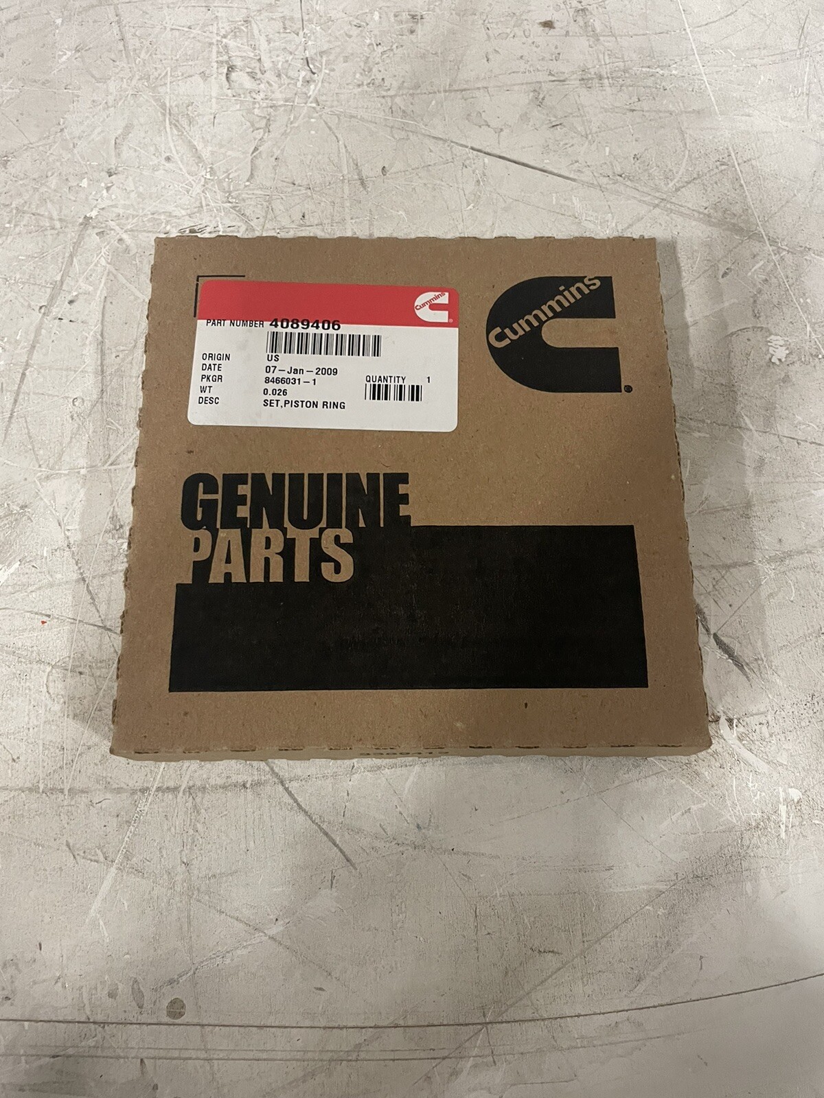 New Cummins Onan SET,RNG 4089406