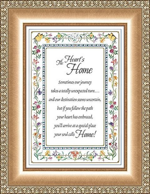 The Heart\'s Home Eloquence Frame Framed Wall Art The Heart\'s Home Eloquence Frame Framed Wall Art