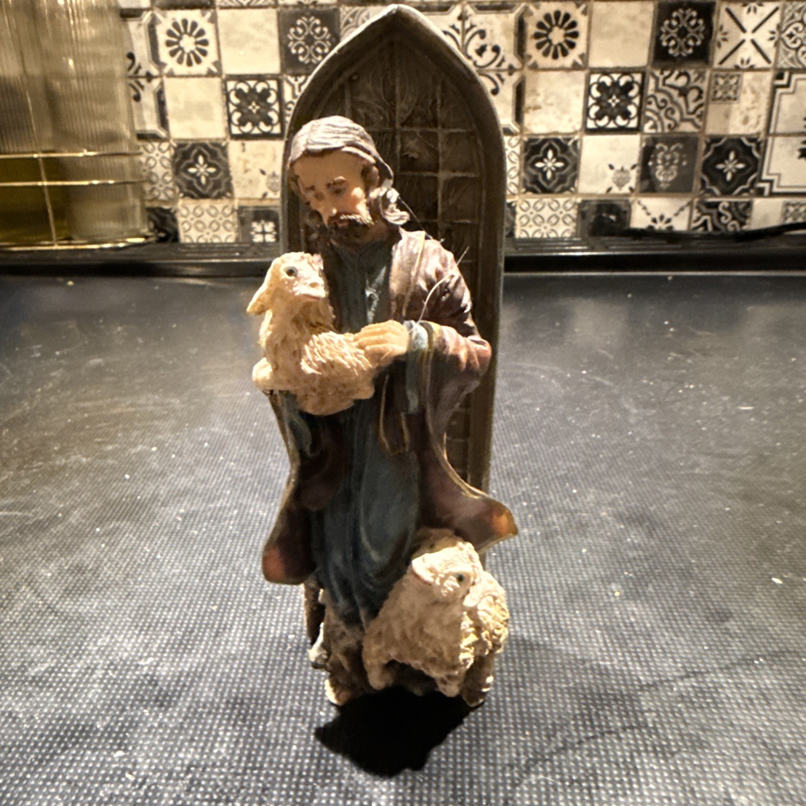 Vintage Resin Figurine The Good Shepard Joseph’s Studio 6”