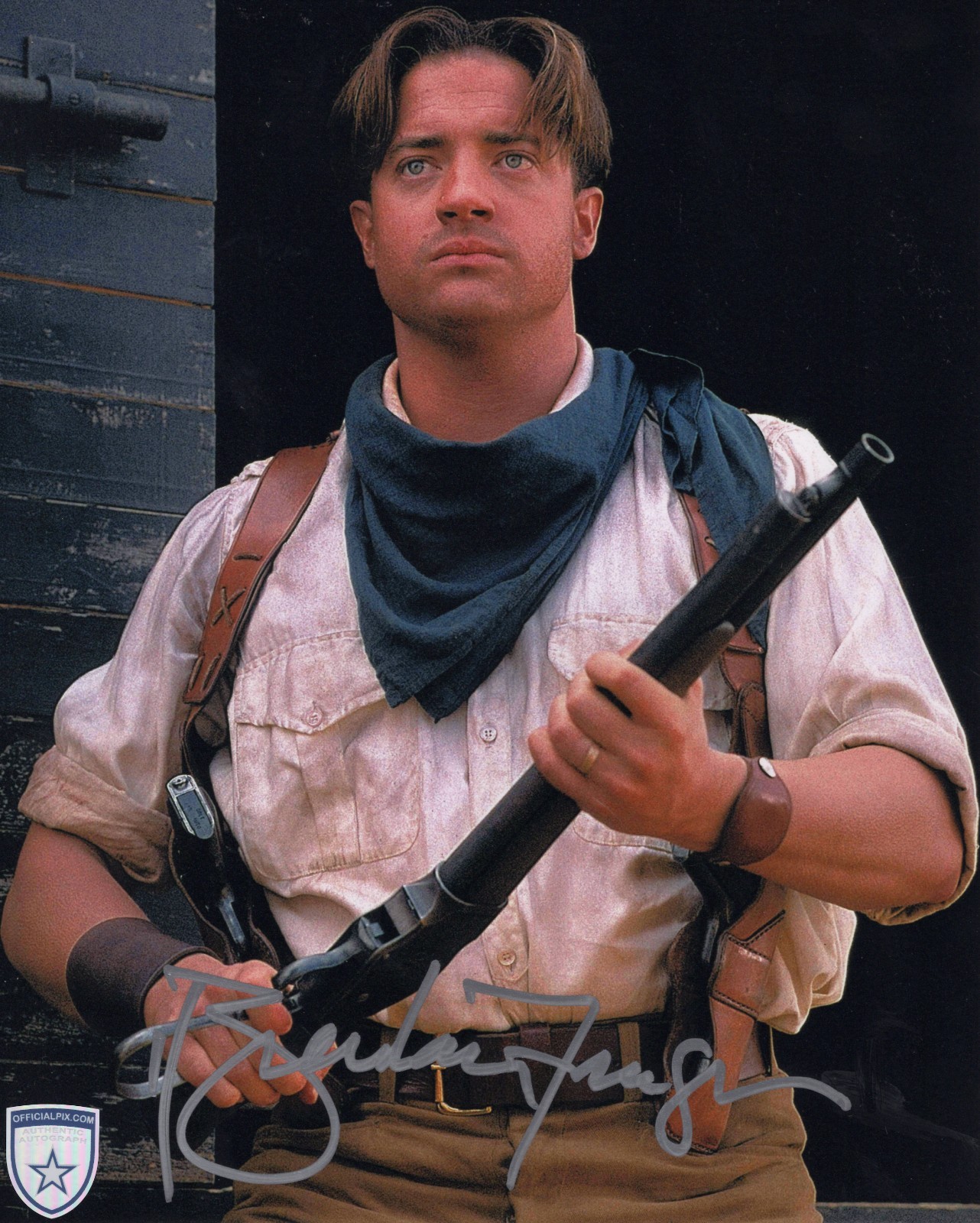 Signed Brendan Fraser The Mummy Richard \