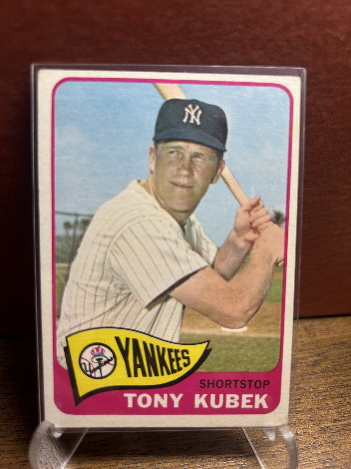 1965 Topps #65 Tony Kubek New York Yankees  Nice Card