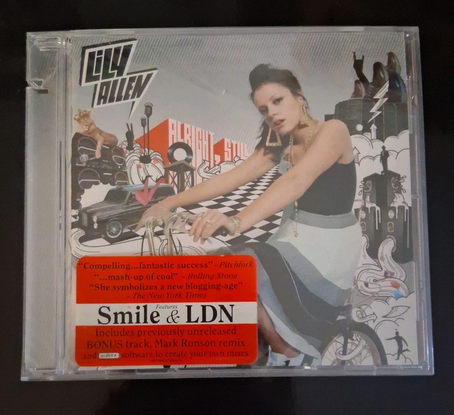 LILY ALLEN - ALRIGHT, STILL -2007 CAPITOL - CD WITH HYPE STICKER - NEW SEALED