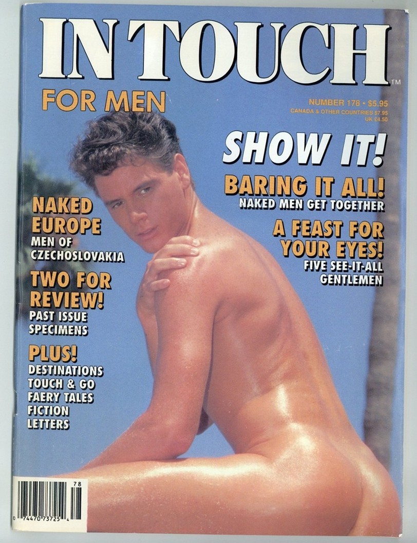 In Touch 1991 Cameron Taylor, Paul Sexton, Don Hunter 100pgs Gay Magazine M40218
