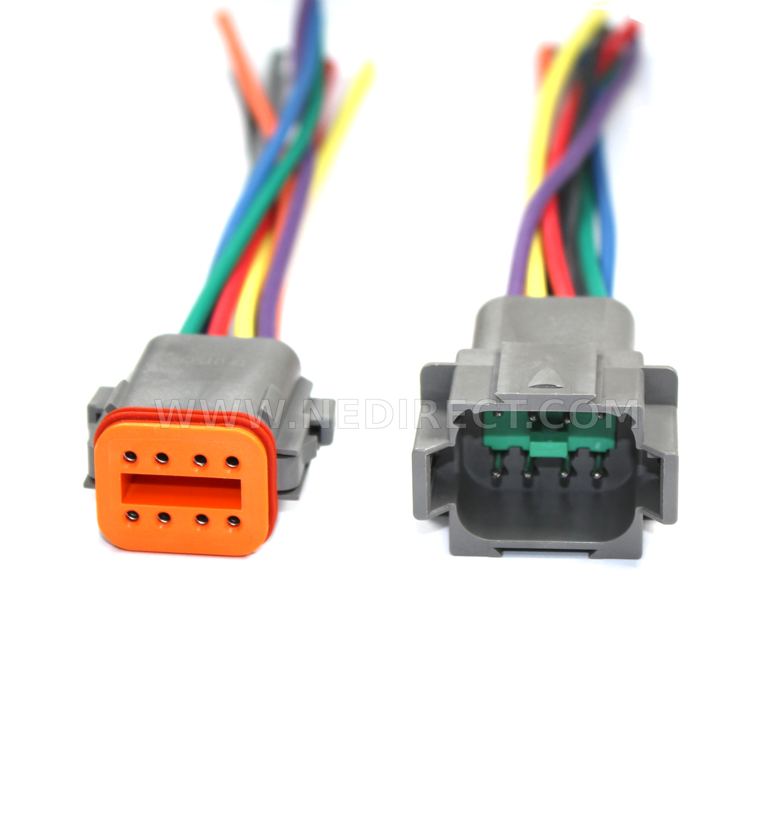 12 AWG Assembled Deutsch DT 8 Pin waterproof connector 6\