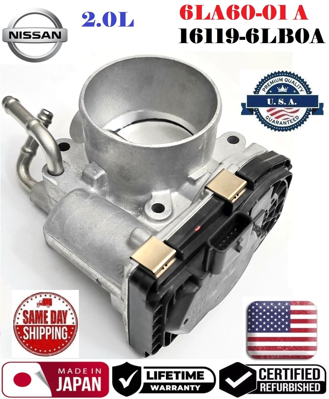 ✅GENUINE Throttle Body For 2020-2023 NISSAN SENTRA 2.0L # 6LA60-01 # 16119-6LB0A