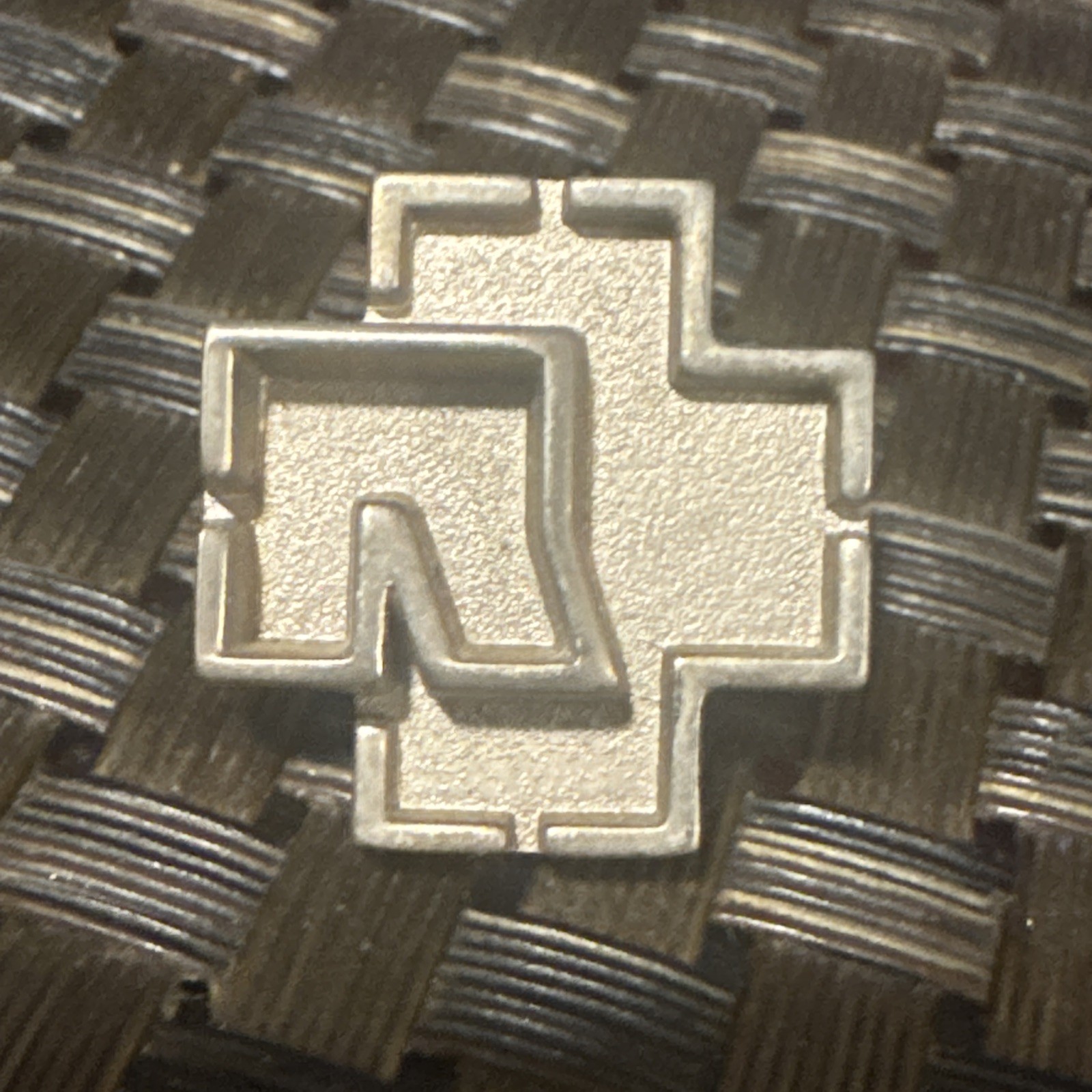 Rammstein Metal Logo Pin Badge Official