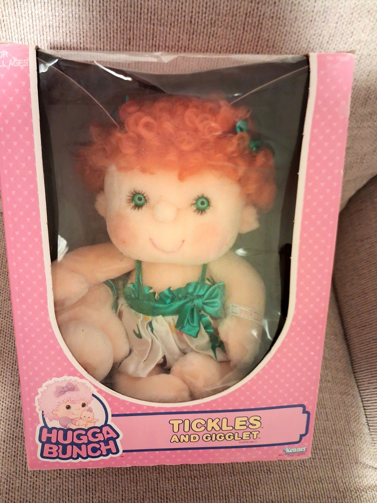 1985 Kenner Hugga Bunch Tickles & Gigglet Red Hair Vintage Plush Rare HTF NIB 💖
