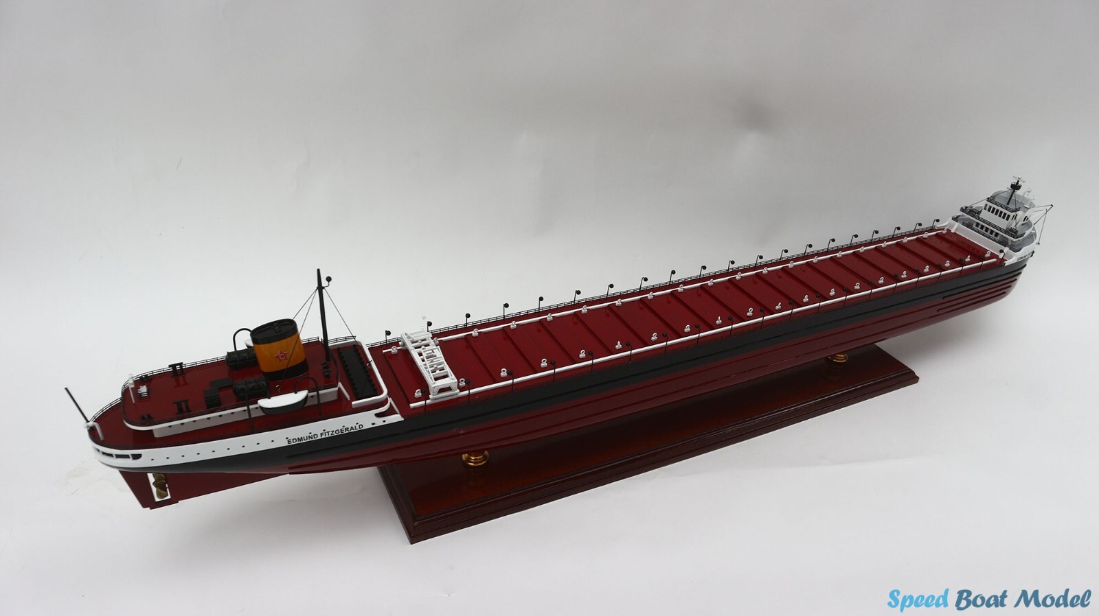 SS Edmund Fitzgerald Commercial Ship Model 27.5″ - Wooden Ship Model