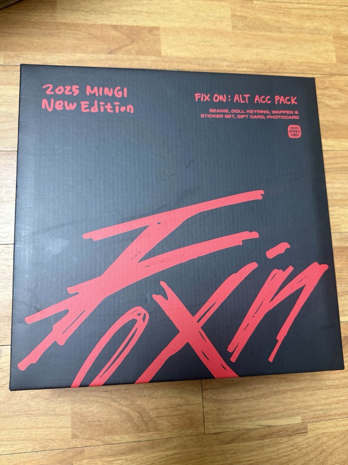 2025 ATEEZ BIRTHDAY MINGI FIX ON:ALT ACC PACK Official MD GOODS