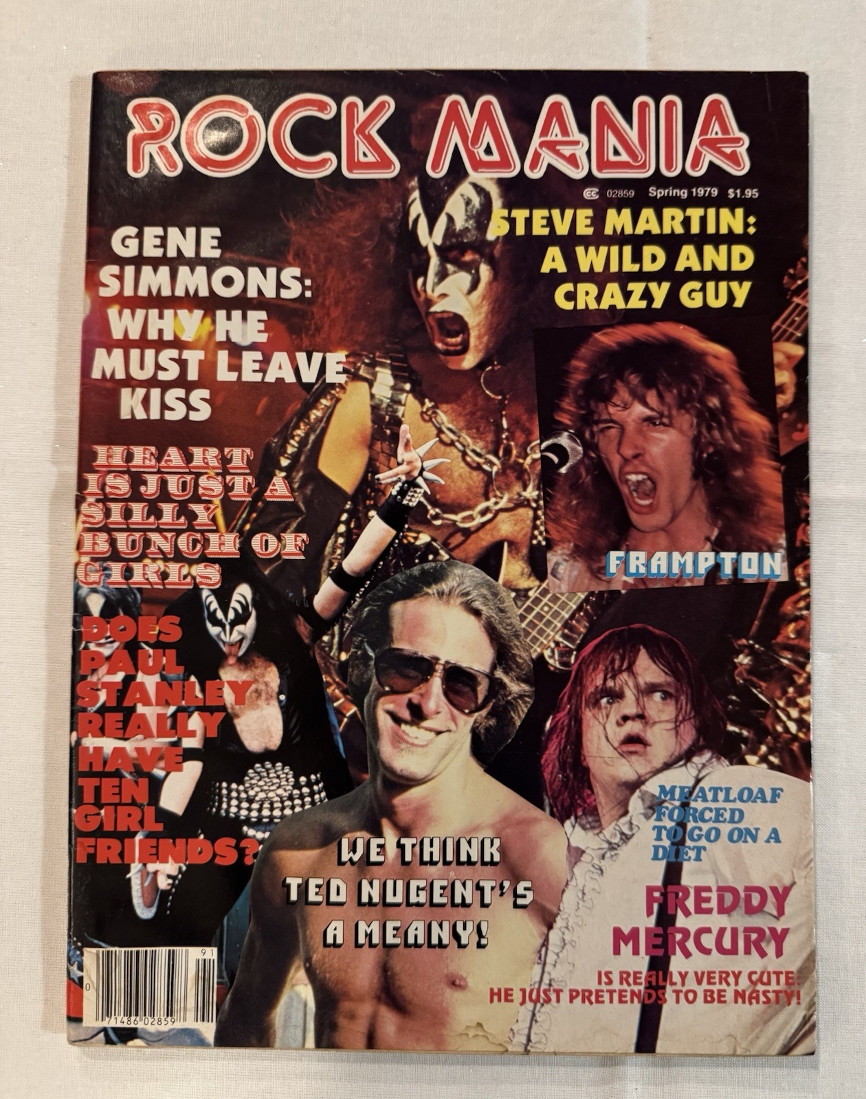 KISS ✨ VINTAGE AUCOIN ERA SPRING 1979 ROCK MANIA MAGAZINE ✨VERY NICE CONDITION ✨ KISS ✨ VINTAGE AUCOIN ERA SPRING 1979 ROCK MANIA MAGAZINE ✨VERY NICE CONDITION ✨