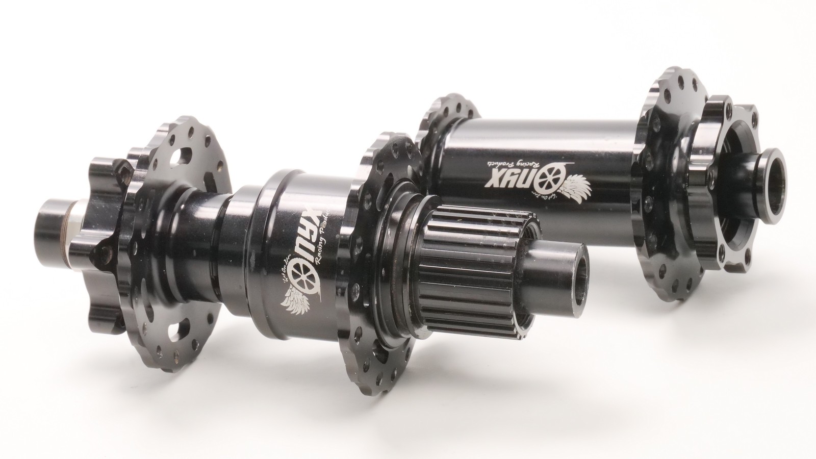 Onyx Vesper J-Bend Hubs Pair Micro Spline 110/148mm Boost 32 Hole 6-Bolt Disc