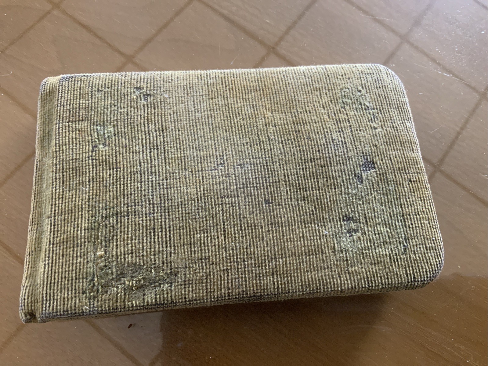 Antique Autograph Book Velvet  Cover Early 1900s Signatures Messages 1906-1907
