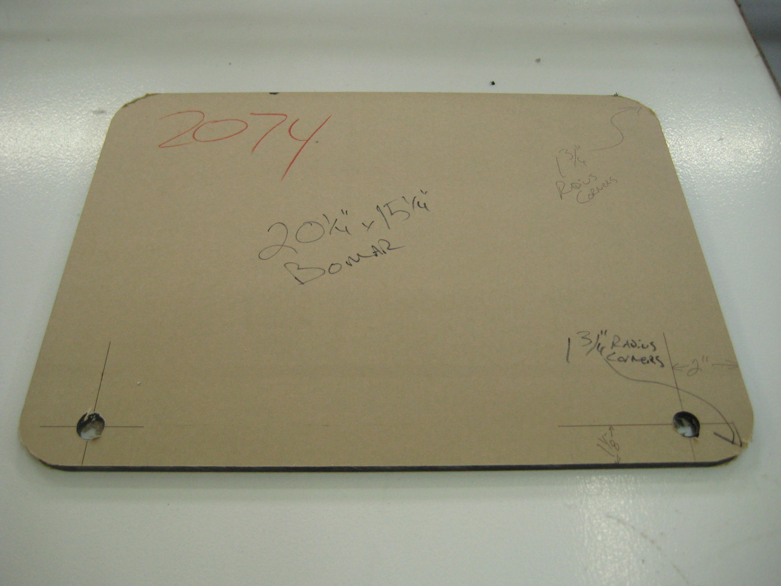 Bomar replacement hatch lens New 20 1/4