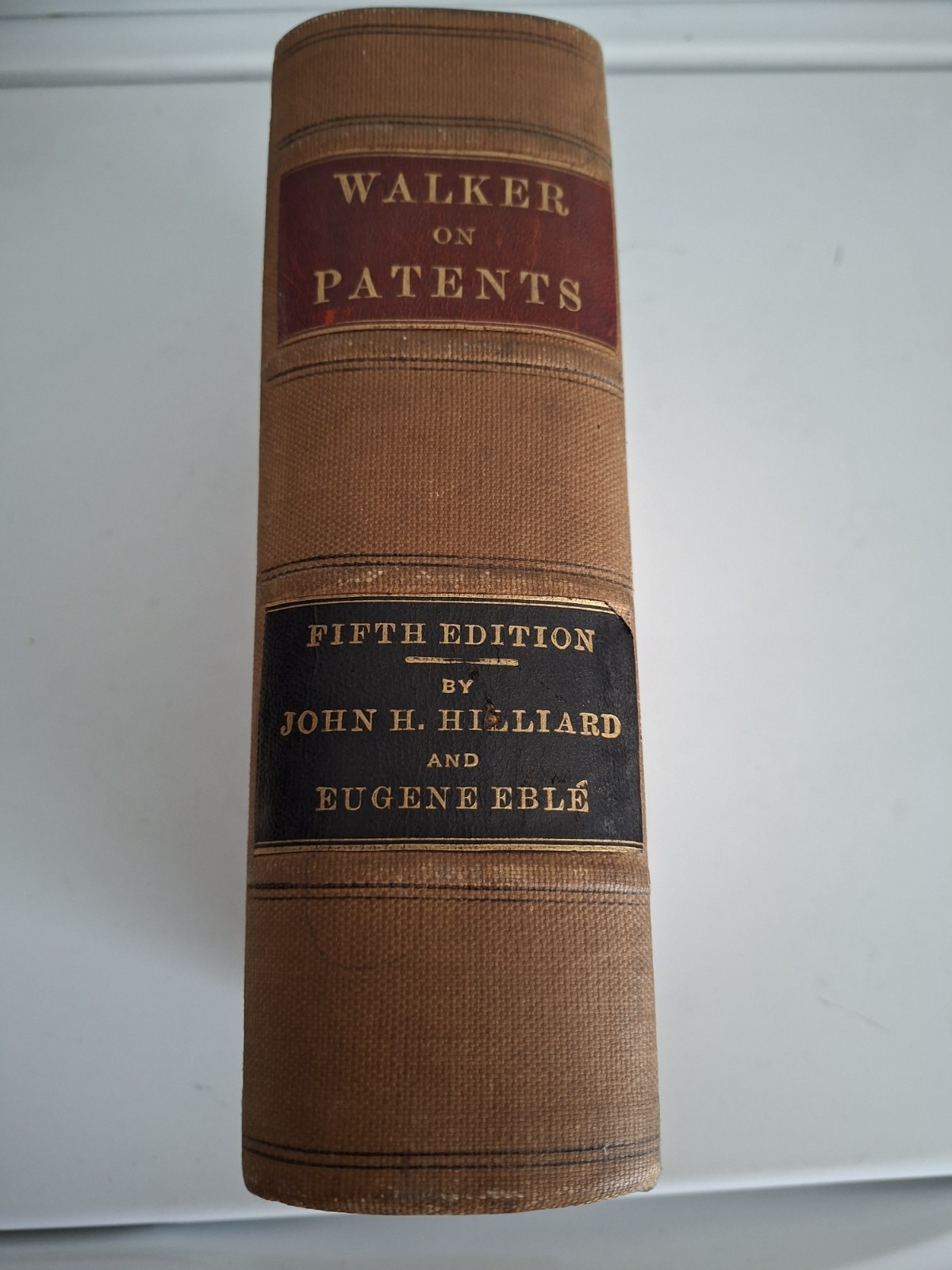 Antiquarian  Law   Book - Walker On Patents Fifth Edition 1926