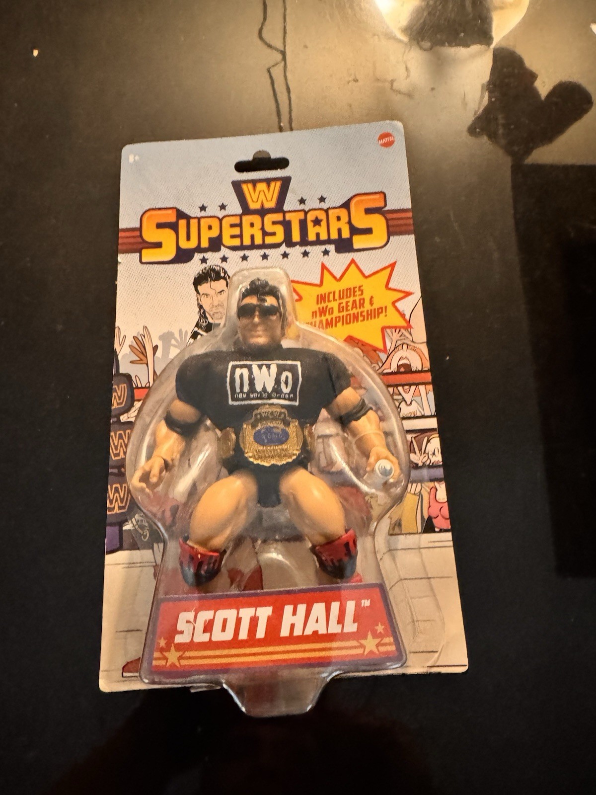 WWE Superstars Scott Hall Action Figure NWO Gear Series 2 Mattel 2021 Sealed