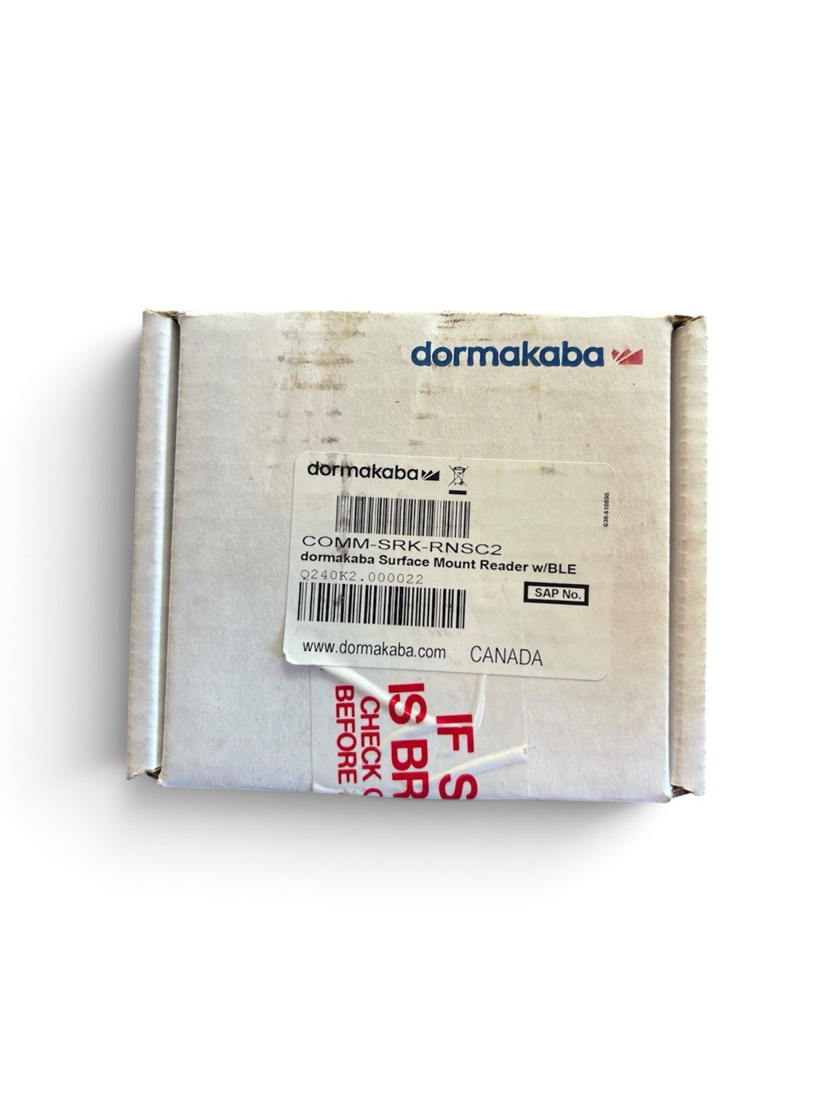DORMAKABA SRK-RNSC2 Surface Mount Reader with BLE FACTORY SEALED-FREE SHIPPING- DORMAKABA SRK-RNSC2 Surface Mount Reader with BLE FACTORY SEALED-FREE SHIPPING-