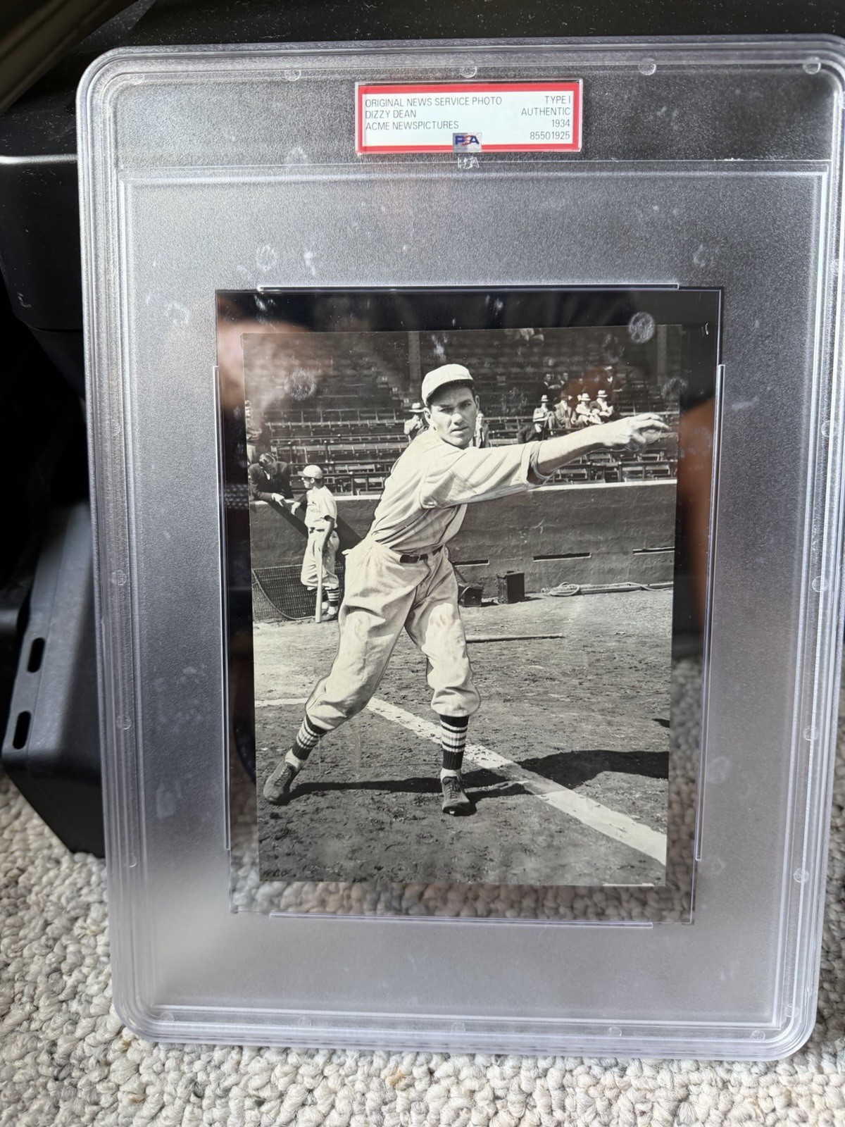 Jerome Dizzy Dean Type 1 News Wire Photo Circa 1934 Jerome Dizzy Dean Type 1 News Wire Photo Circa 1934