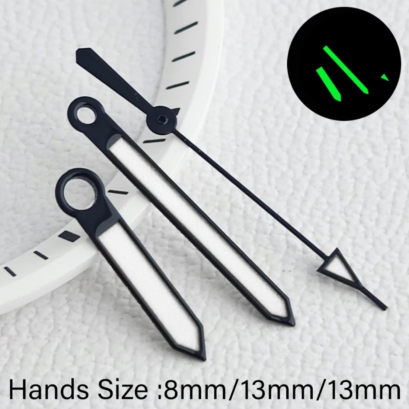 Green Luminous Watch Hands for NH35 NH36 Movement Replacement Watch Pointers