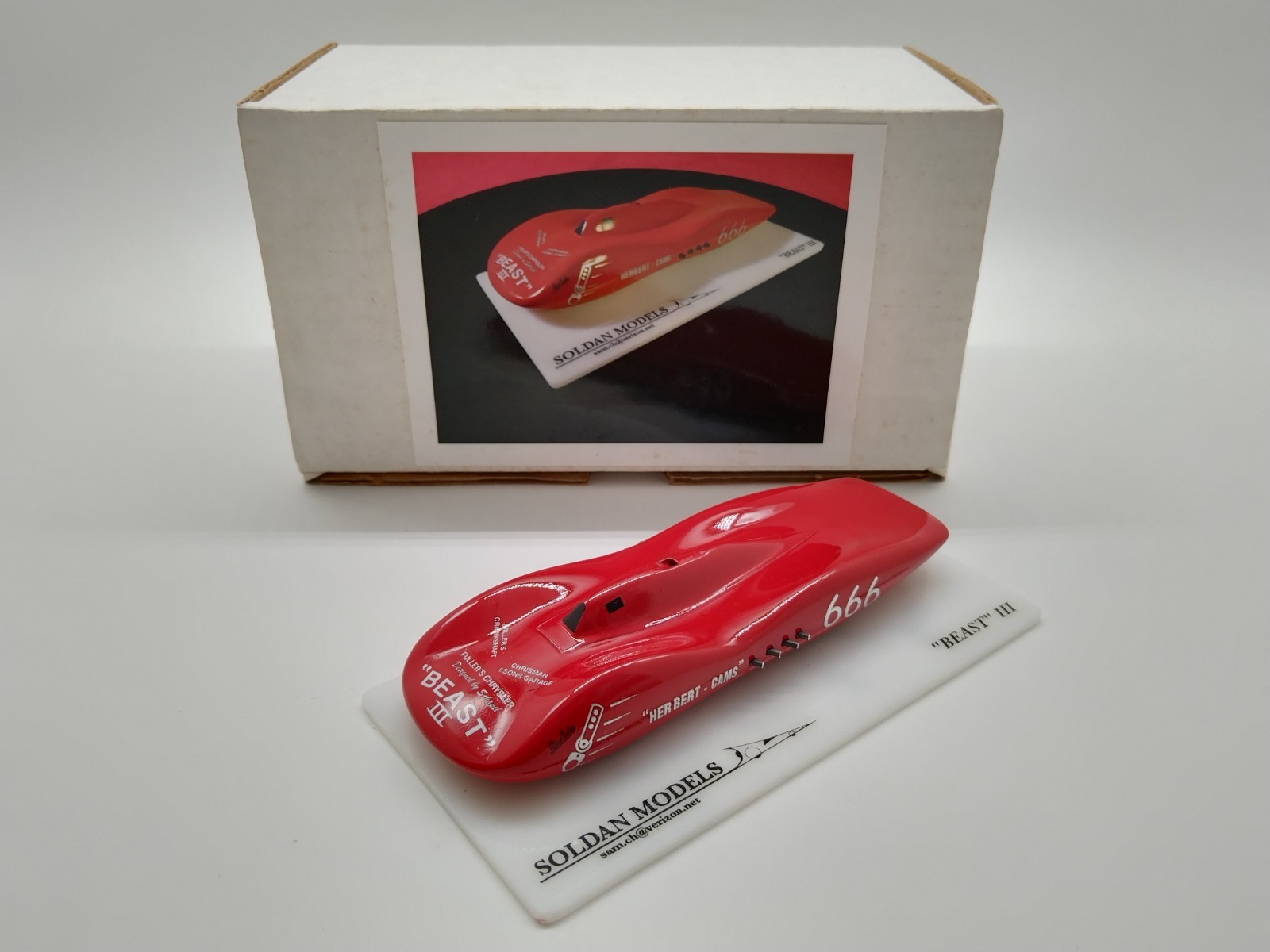 Soldan Models 1/43 Chet Herbert\'s Beast III 1952. Extremely Rare Soldan Models 1/43 Chet Herbert\'s Beast III 1952. Extremely Rare