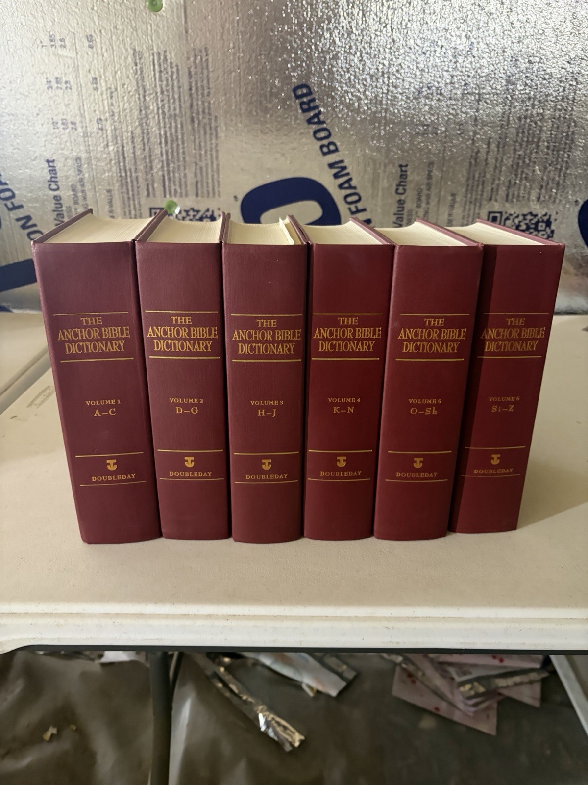 The Anchor Bible Dictionary - 6 Volume Set 1992 Doubleday Nice