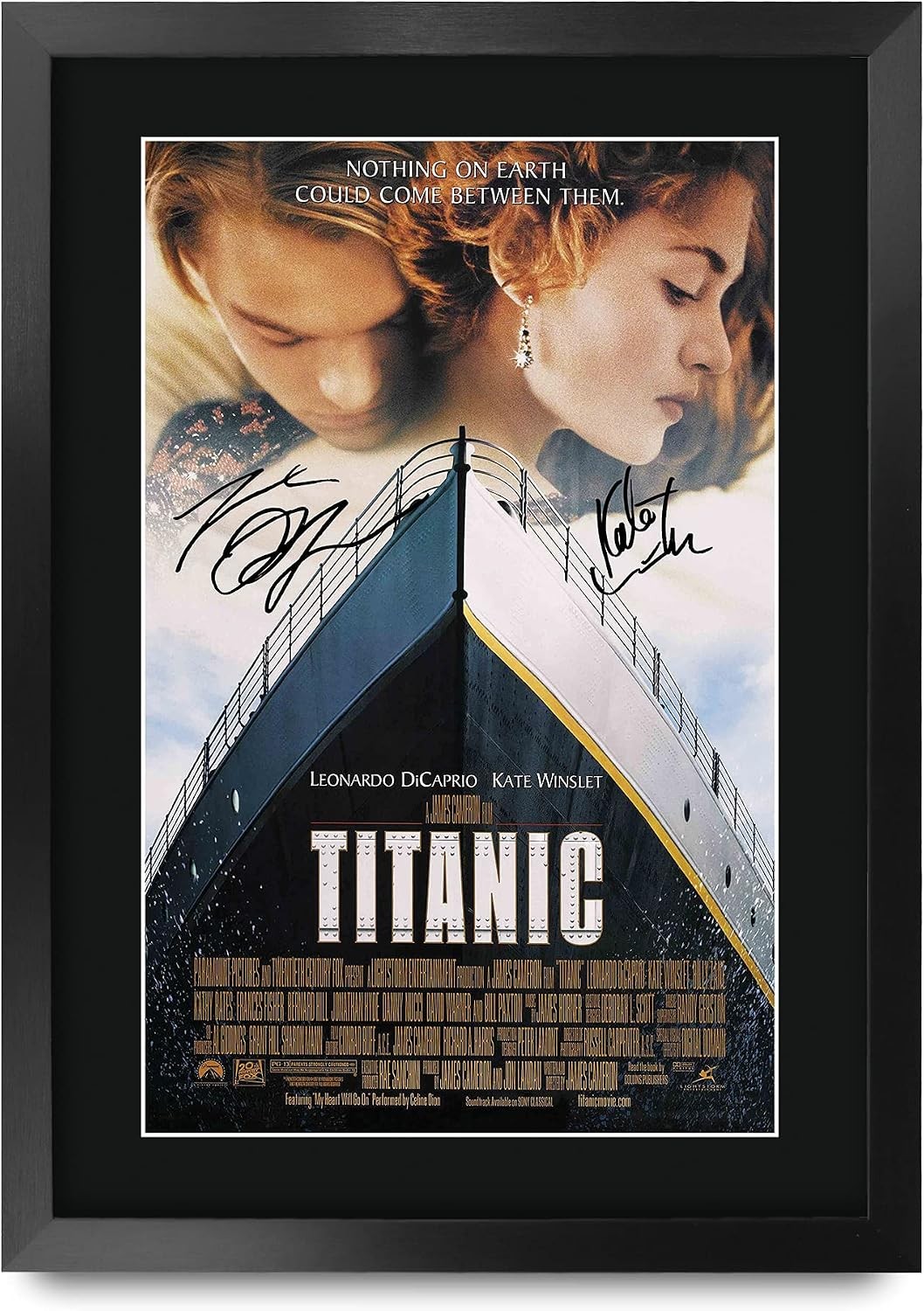 HWC Trading Titanic Leonard DiCaprio, Kate Winslet Gifts Printed Signed Autograp HWC Trading Titanic Leonard DiCaprio, Kate Winslet Gifts Printed Signed Autograp
