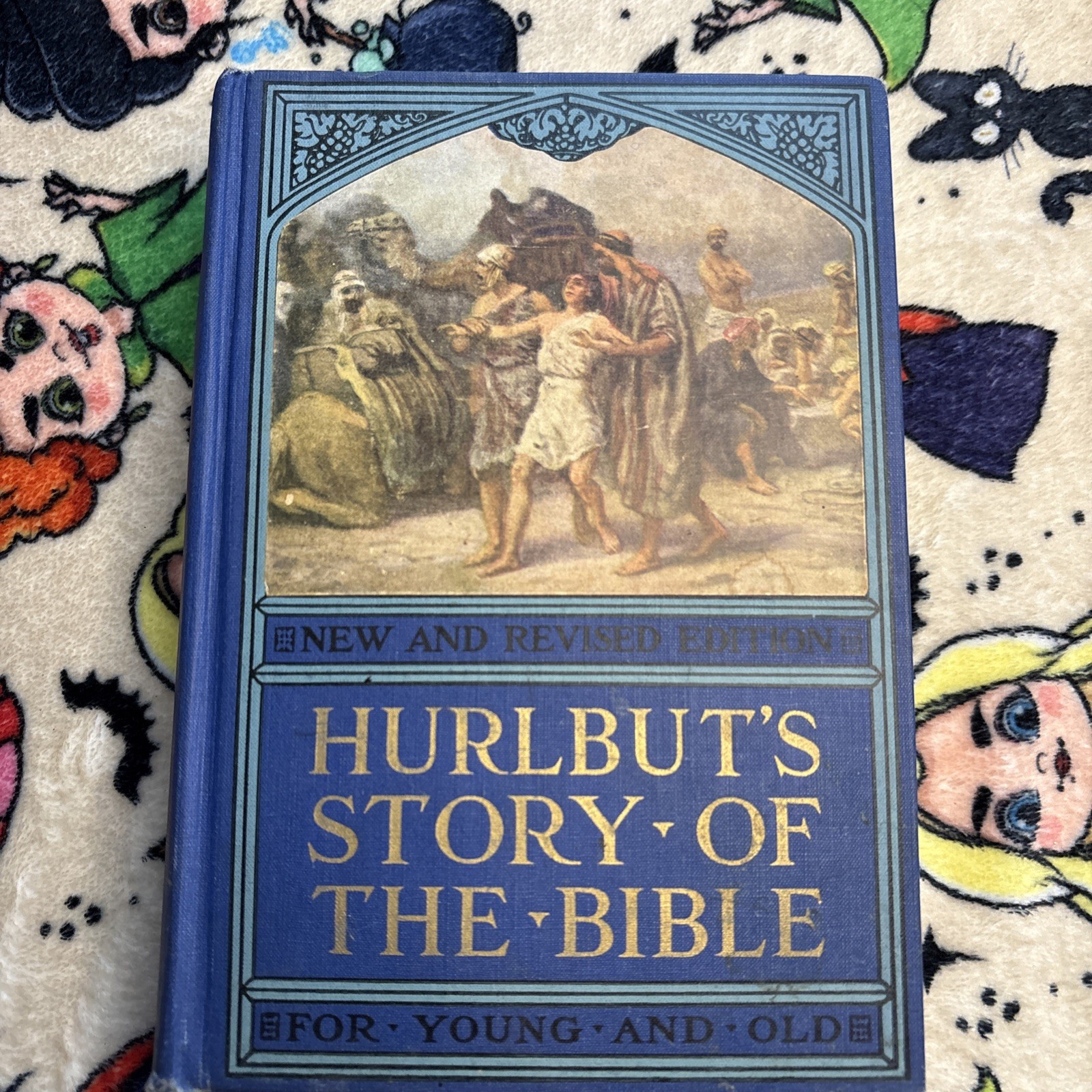 Vintage 1932 Hurlbut\'s Story of the Bible New & Revised Edition Blue Hardback Vintage 1932 Hurlbut\'s Story of the Bible New & Revised Edition Blue Hardback