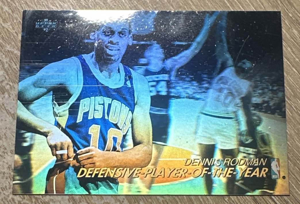 1991-92 Upper Deck - DENNIS RODMAN - Award Winners - Pistons - BOGO HALF OFF
