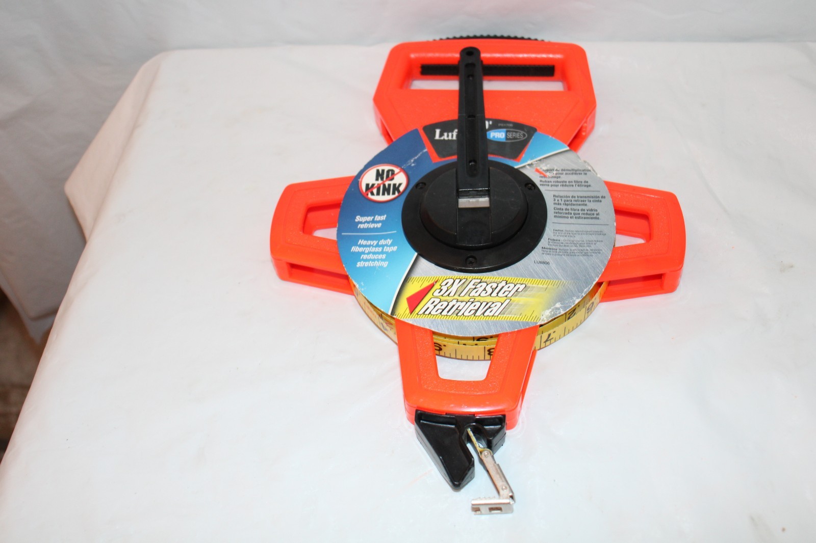 Lufkin 100\' Hi-Vis Tape Measures PS1706 Heavy Duty Super fast Retrieve \