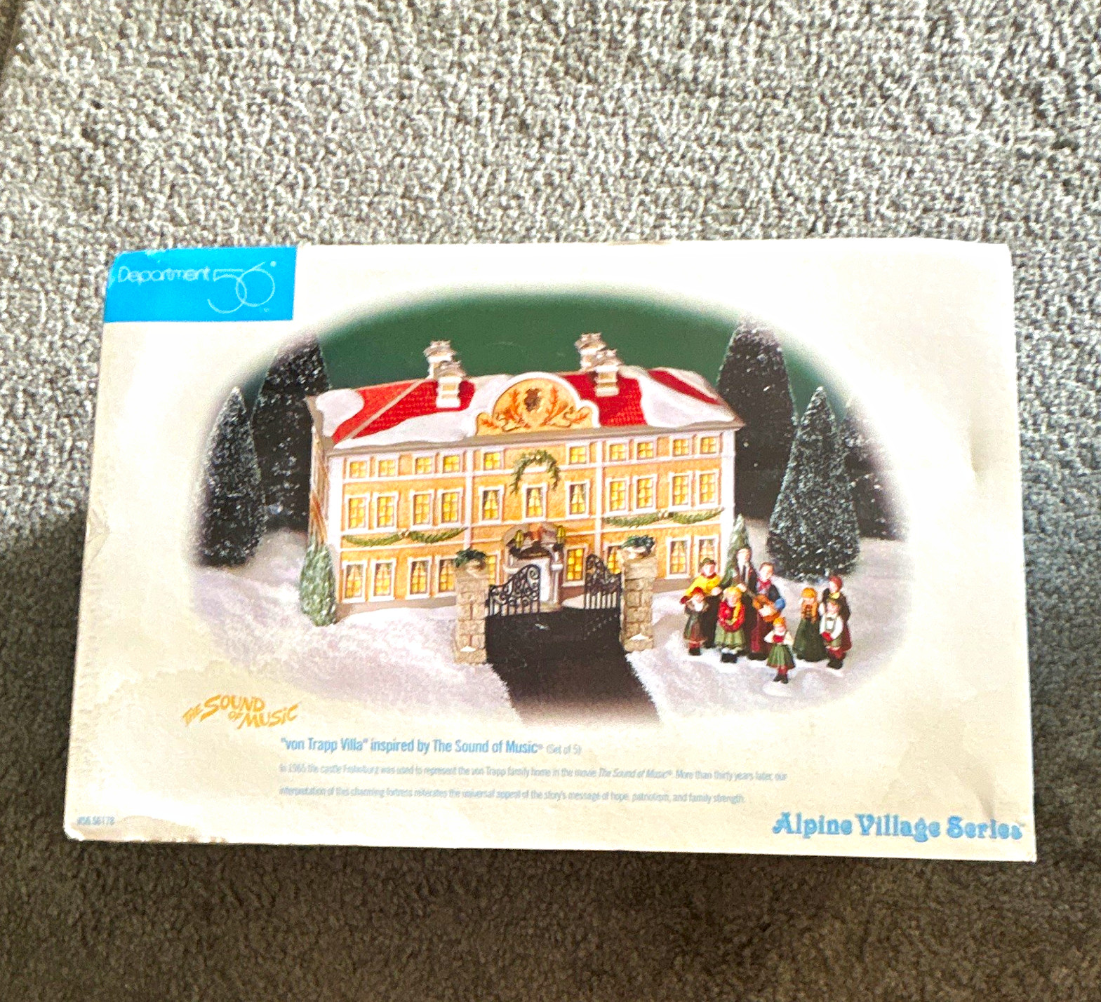Department 56 Alpine Village Von Trapp Villa Lighted Building, Boxed NEVER USED Department 56 Alpine Village Von Trapp Villa Lighted Building, Boxed NEVER USED
