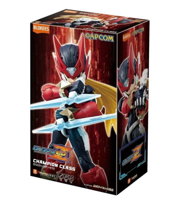 CC02 Mega Man ZERO Blokees Capcom Champion Class 02 Model Kit Action Figure CC02 Mega Man ZERO Blokees Capcom Champion Class 02 Model Kit Action Figure