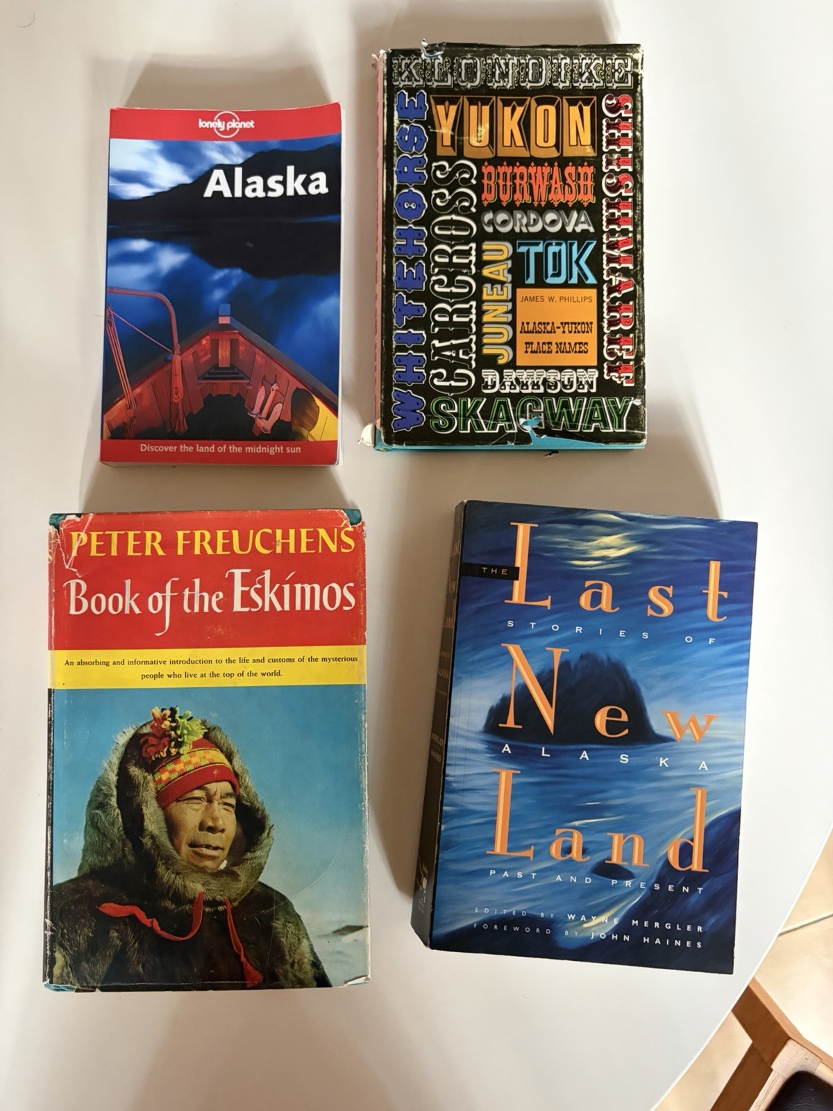 Vintage Alaska / Yukon Book Collection  4 Book Lot - Hardcover & Paperback & Map