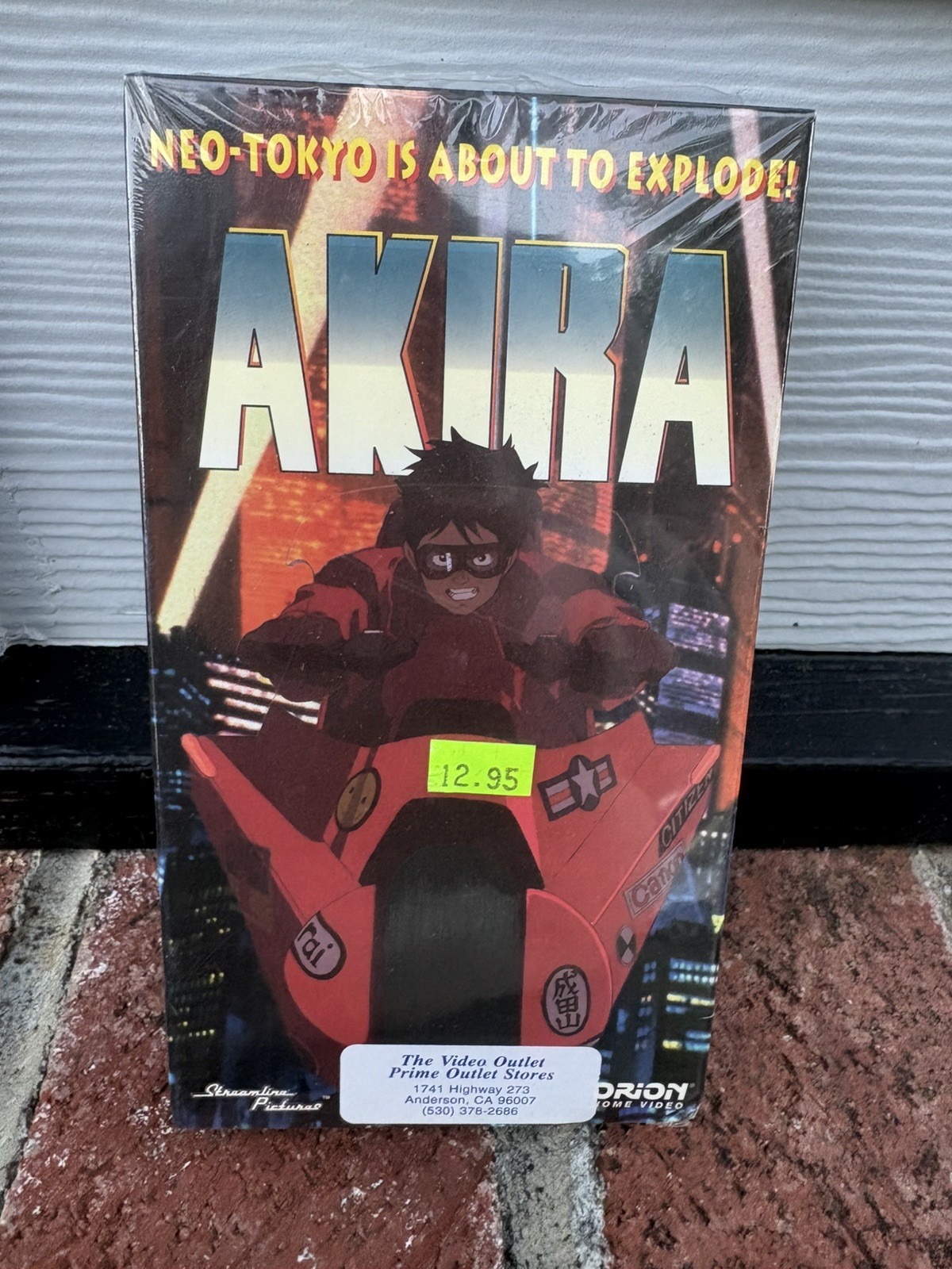 Akira VHS Streamline Pictures Dubbed Anime Movie Katsuhiro Otomo Orion Sealed 
